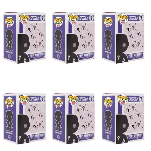 6x STAR WARS Mystery Funko pop! -  NIESPODZIANKA Losowa figurka Funko POP!