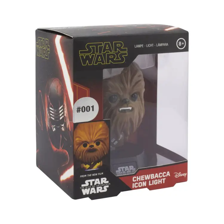 STAR WARS - Chewbacca - Lampa świetlna z ikoną 3D