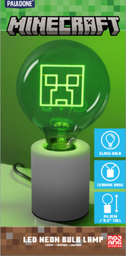 MINECRAFT - Creeper - neonowa lampa LED