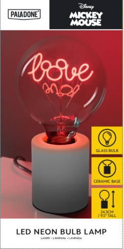 DISNEY - Mickey - Lampa neonowa LED