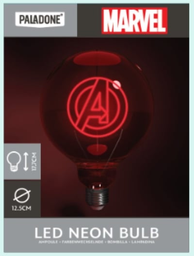 MARVEL - Avengers - Żarówka neonowa LED