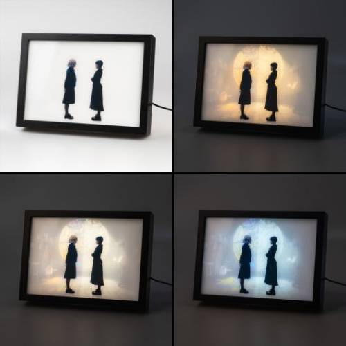 WEDNESDAY & ENID - Ophelia Hall - Nadruk LED w ramce 28x20x5cm