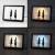 WEDNESDAY & ENID - Ophelia Hall - Nadruk LED w ramce 28x20x5cm