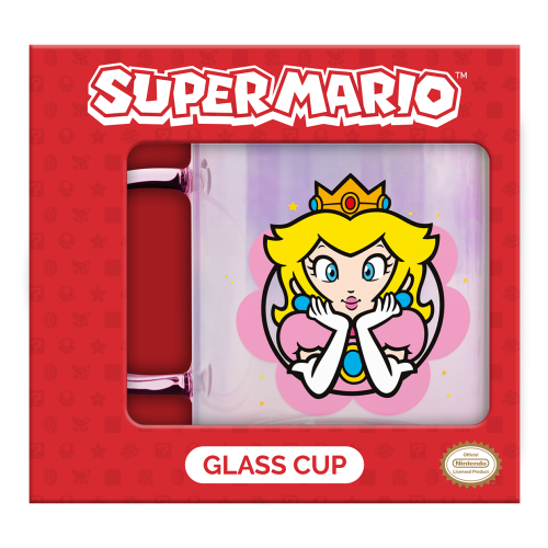 SUPER MARIO - Brzoskwinia - Szklany kubek 11 uncji