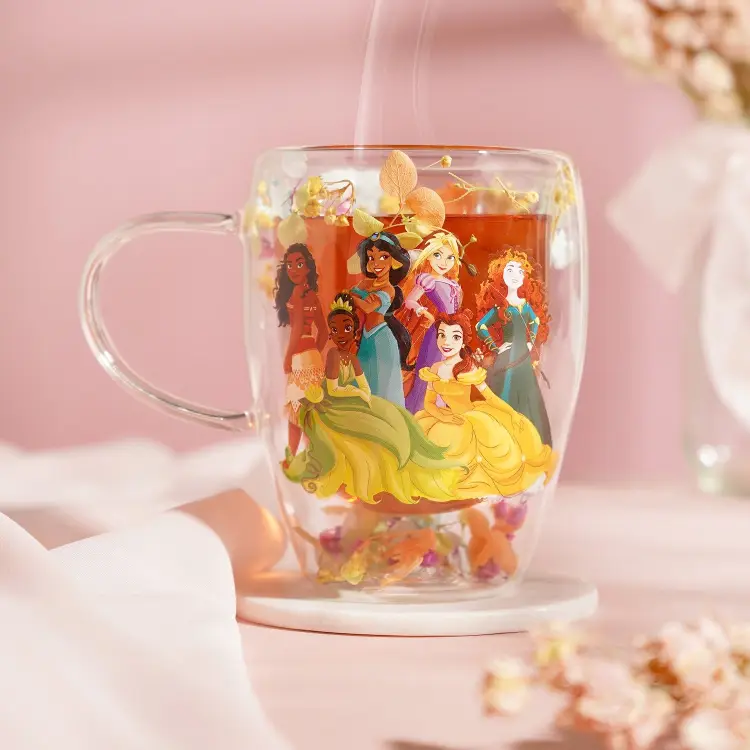 DISNEY PRINCESS - Księżniczka - Szklanka z suszonymi kwiatami 10 uncji