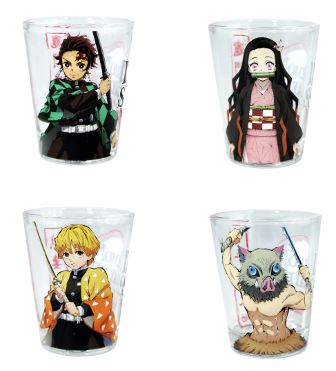 DEMON SLAYER - Grupa - 4 Shot Glass 57ml