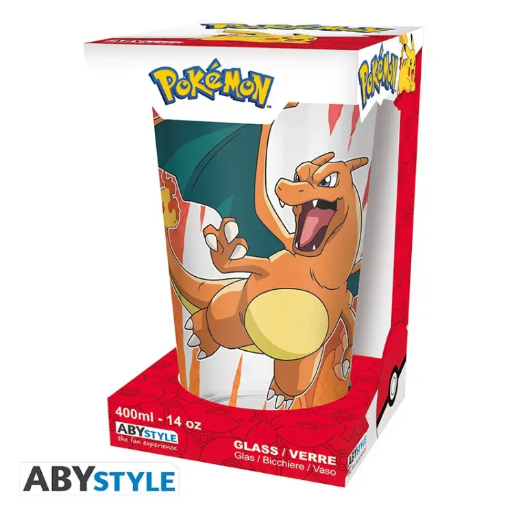 POKEMON - Charizard - Szklanka Premium XXL 400ml