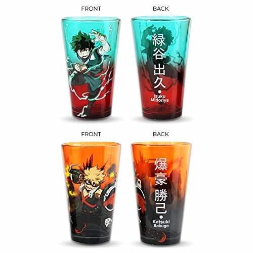 MY HERO ACADEMIA - Izuku & Bakugo - Zestaw 2 szklanek o pojemności 450 ml