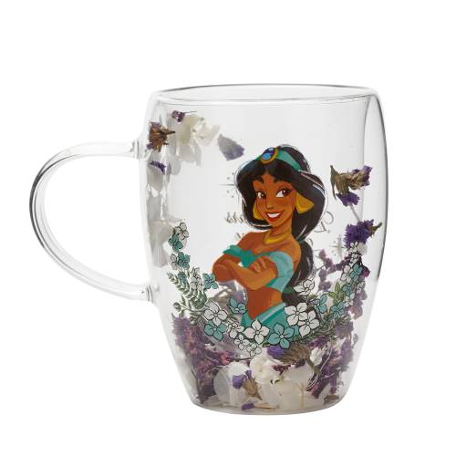 DISNEY PRINCESS - Jasmine - Szklanka z suszonymi kwiatami 10 uncji