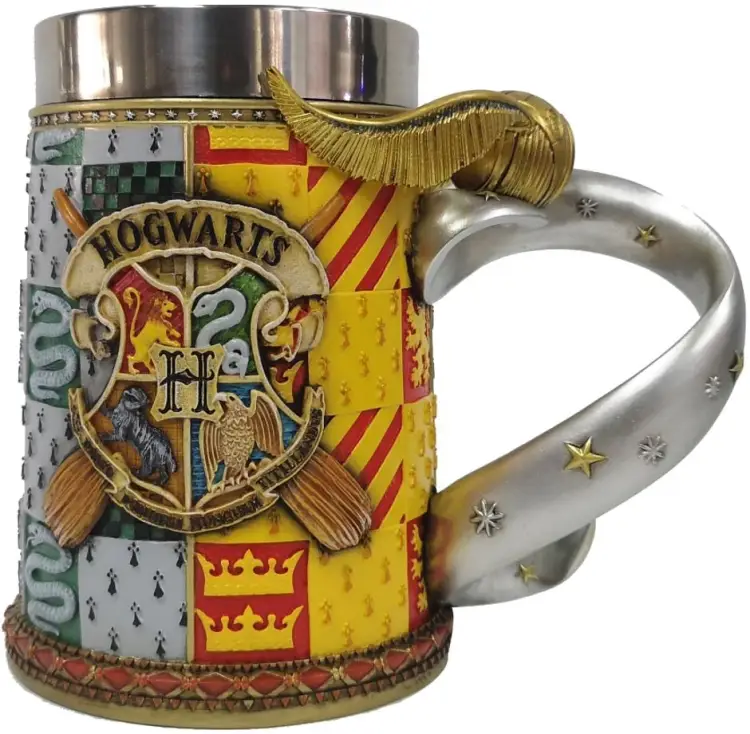 HARRY POTTER - Złoty Czarodziej - kufel z żywicy 16 cm