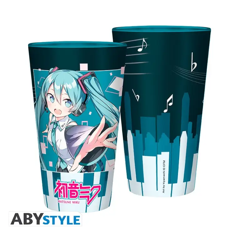 HATSUNE MIKU - Muzyczne miasto - Szklanka XXL 400ml