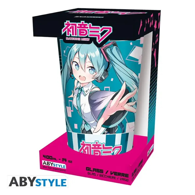 HATSUNE MIKU - Muzyczne miasto - Szklanka XXL 400ml