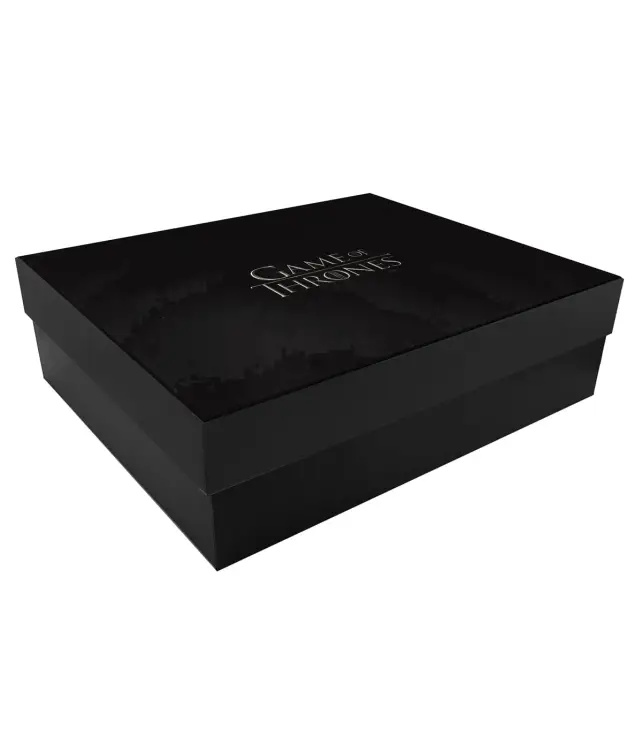 GAME OF THRONES - Zestaw z 4 grawerowanymi szklankami do whisky