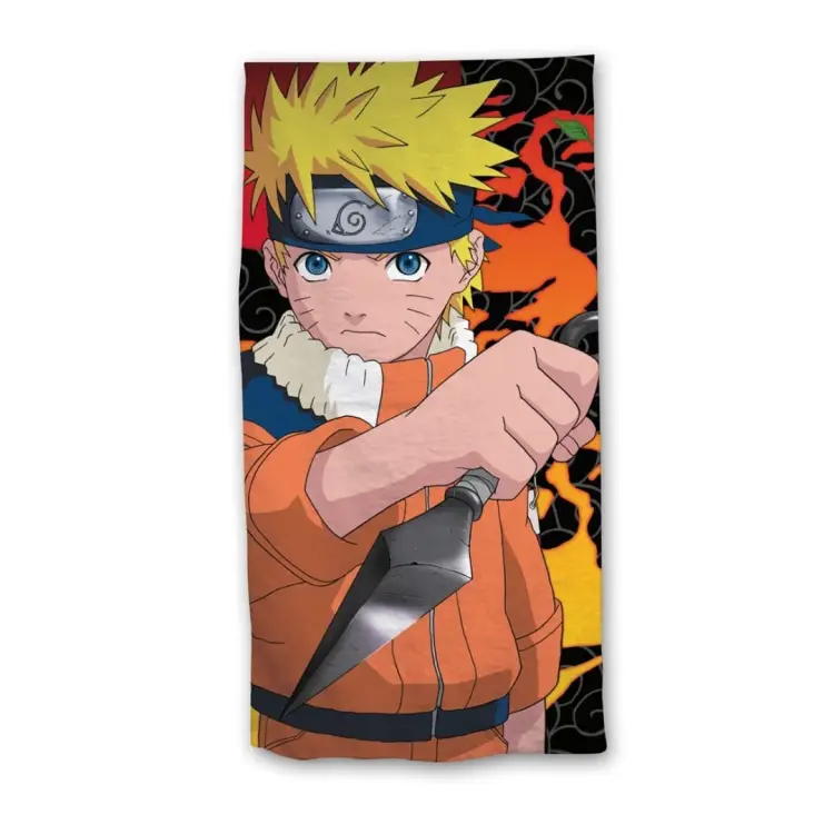 NARUTO - Uzumaki Naruto - Ręcznik plażowy 100% bawełna - 70x140cm