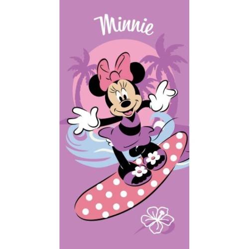 DISNEY - Minnie Surf - Ręcznik plażowy 100% poliester - 70x140cm