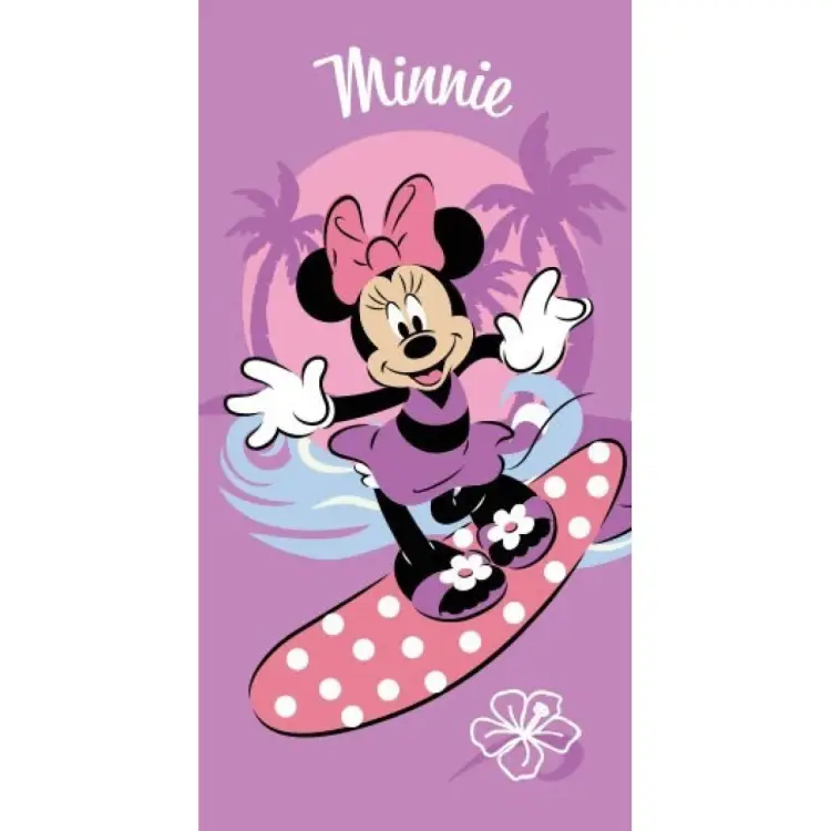 DISNEY - Minnie Surf - Ręcznik plażowy 100% poliester - 70x140cm