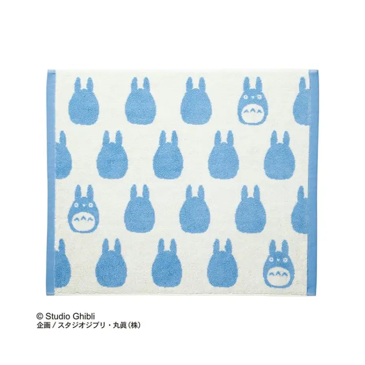 MY NEIGHBOR TOTORO - Niebieski Totoro - Duży ręcznik 50x60cm