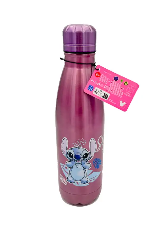 STITCH - Watercolor Metalic Pink - Butelka ze stali nierdzewnej 26oz