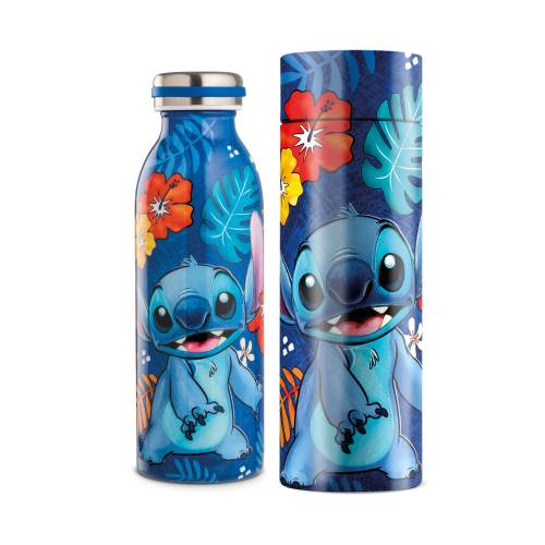 STITCH - Butelka ze stali nierdzewnej 500 ml - niebieska