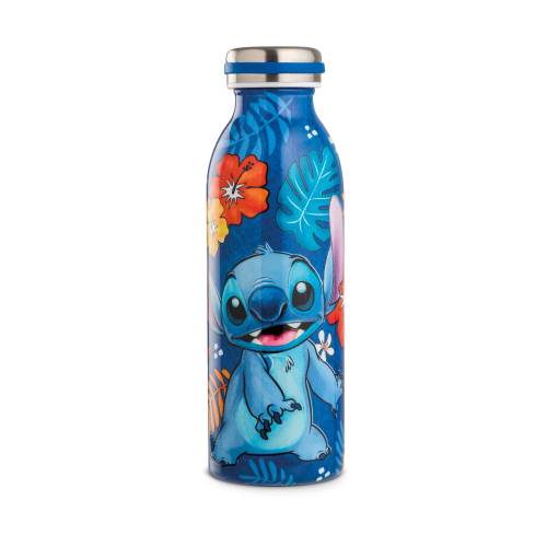 STITCH - Butelka ze stali nierdzewnej 500 ml - niebieska