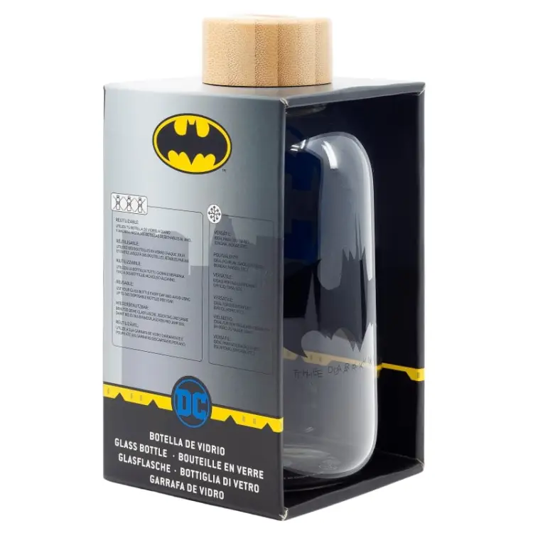 BATMAN - Szklana butelka - Mały rozmiar 620ml