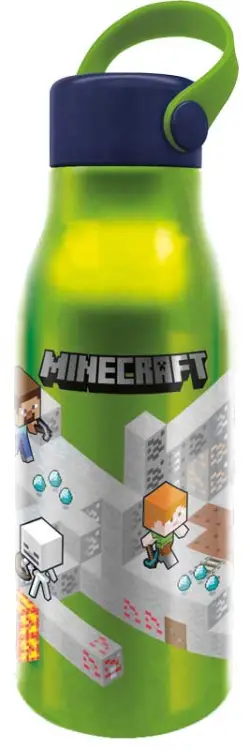 MINECRAFT - Aluminiowa butelka z uchwytem - 760ml
