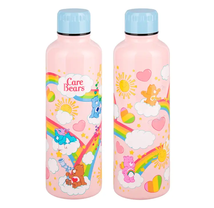 CARE BEARS - Metalowa butelka na wodę 500ml