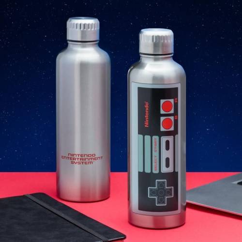 NINTENDO - NES - Metalowa butelka na wodę 500ml