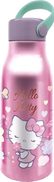 HELLO KITTY - Aluminiowa butelka z uchwytem - 760ml