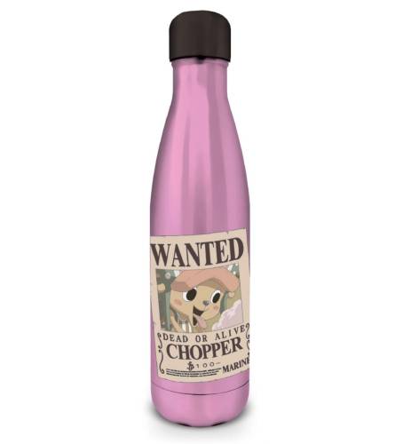 ONE PIECE - Chopper Wanted - Metalowa butelka - 19 uncji