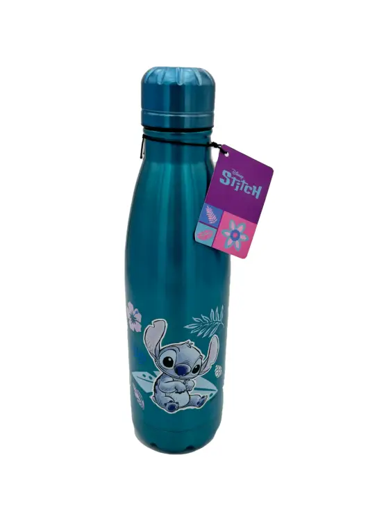 STITCH - Watercolor Metalic Blue - Butelka ze stali nierdzewnej 780ml
