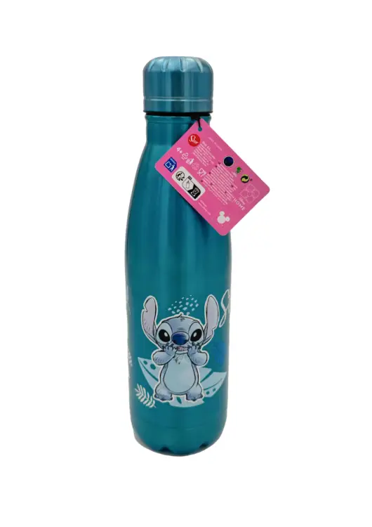 STITCH - Watercolor Metalic Blue - Butelka ze stali nierdzewnej 780ml