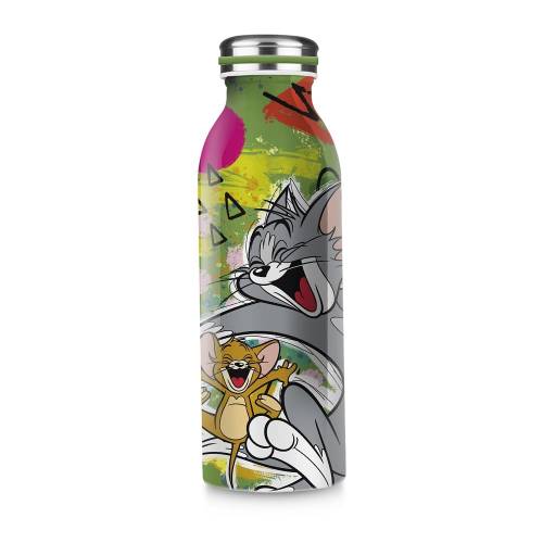 LOONEY TOONS - Butelka ze stali nierdzewnej 500ml - Tom & Jerry