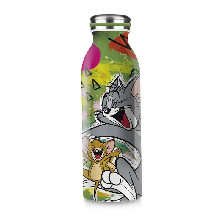 LOONEY TOONS - Butelka ze stali nierdzewnej 500ml - Tom & Jerry