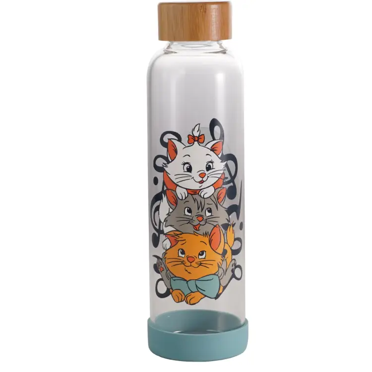 DISNEY - The Aristocats - Szklana butelka na wodę 500ml