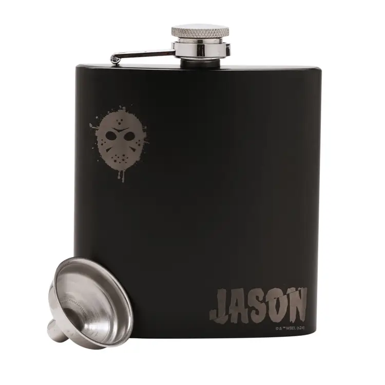 FRIDAY 13th - Jason & Mask - kolba biodrowa 6oz + lejek