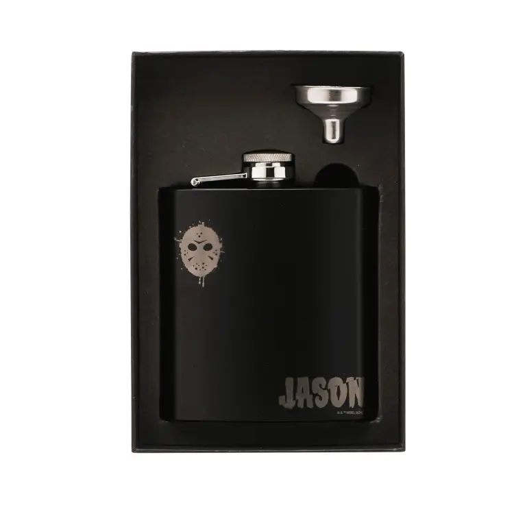FRIDAY 13th - Jason & Mask - kolba biodrowa 6oz + lejek