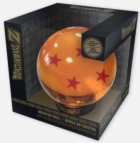 DRAGON BALL - kryształowa kula 75 mm z podstawą kolektora