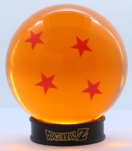 DRAGON BALL - kryształowa kula 75 mm z podstawą kolektora