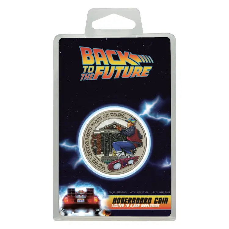 BACK TO THE FUTURE - Hoverboard - moneta z limitowanej edycji