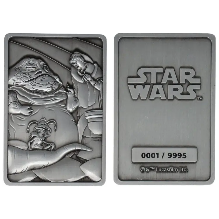 STAR WARS - Jabbah the Hut - Metalowa sztabka kolekcjonerska