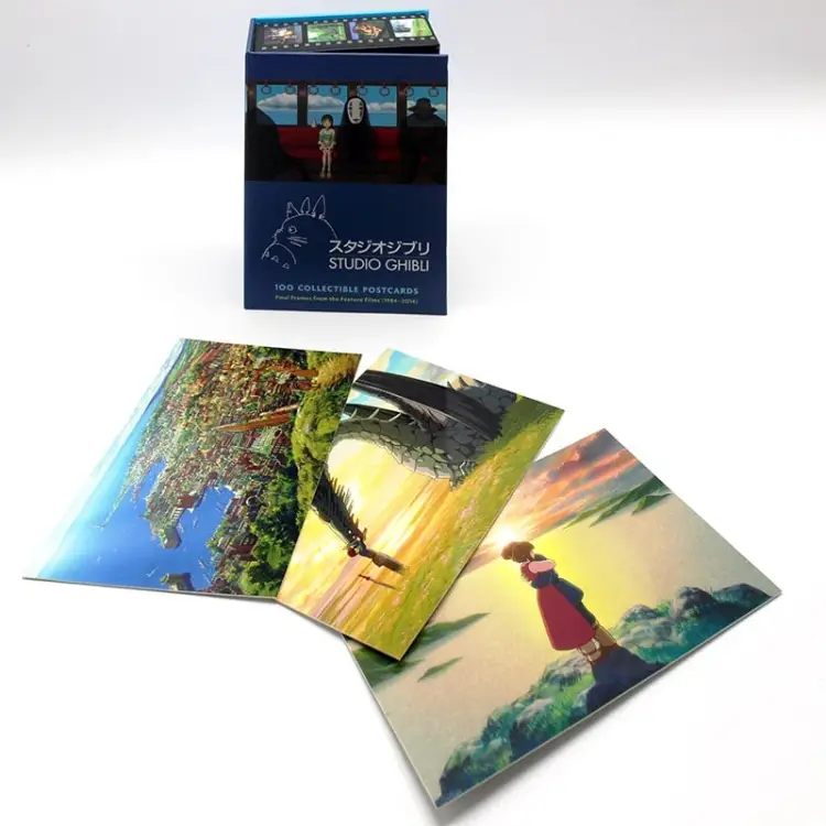 Benelic Studio Ghibli - Zestaw 100 Pocztówek Kolekcjonerskich