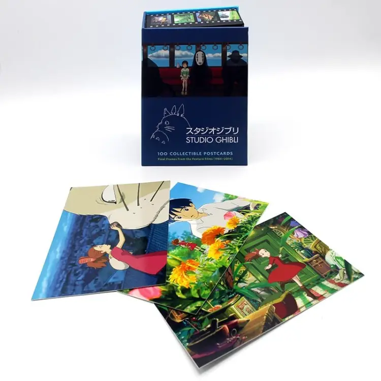 Benelic Studio Ghibli - Zestaw 100 Pocztówek Kolekcjonerskich