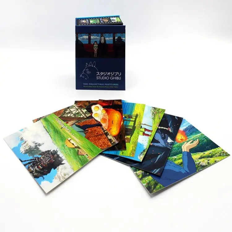 Benelic Studio Ghibli - Zestaw 100 Pocztówek Kolekcjonerskich