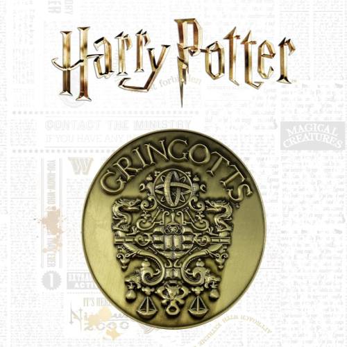HARRY POTTER - Bank Gringotta - medalion z limitowanej edycji
