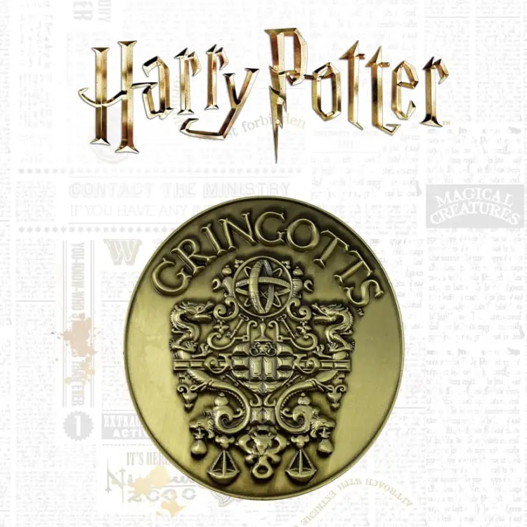 HARRY POTTER - Bank Gringotta - medalion z limitowanej edycji