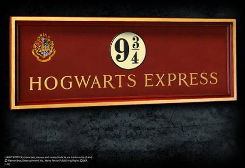 HARRY POTTER - Znak Hogwartu 9 3/4