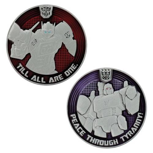 TRANSFORMERS G1 - Autoboty kontra Decepticony - moneta z limitowanej edycji