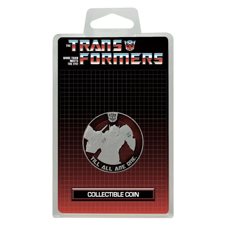 TRANSFORMERS G1 - Autoboty kontra Decepticony - moneta z limitowanej edycji