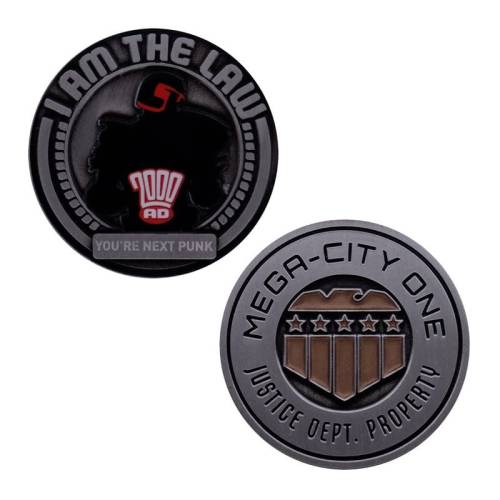 2000AD JUDGE DREDD - Mega-City One - Moneta z limitowanej edycji